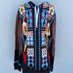 Native American Tribal Pattern Hoodie